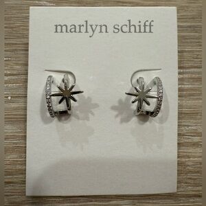 Marlyn Schiff Silver Star Earrings